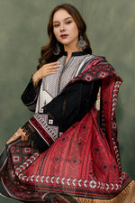 3 Piece Khaddar Suit-Printed