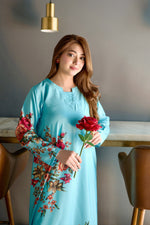 Printed Kaftan Dress