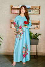 Printed Kaftan Dress