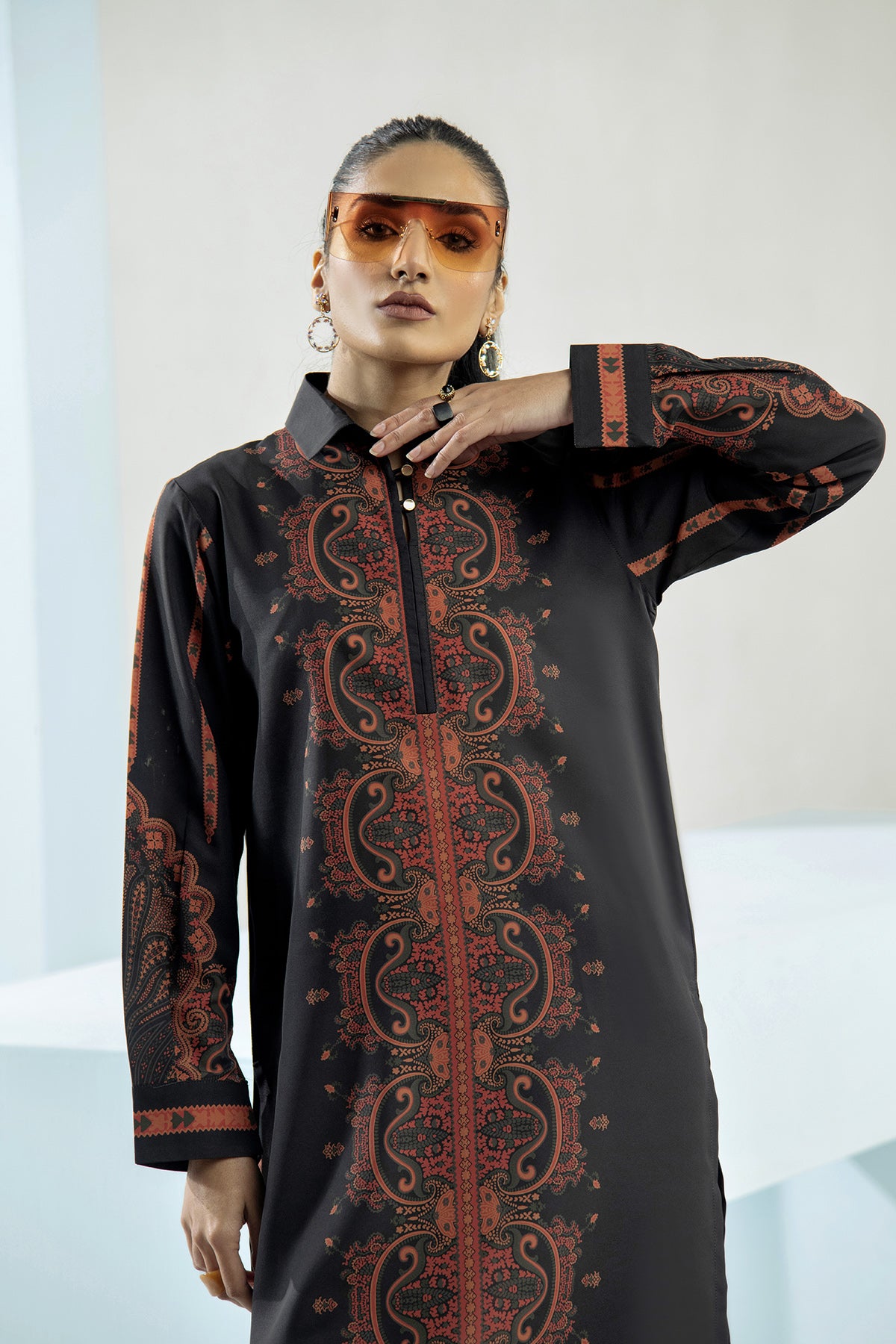 Printed Crepe Co-ord Set