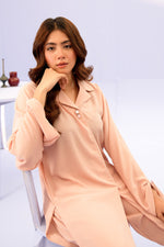 Peach Colar Dress