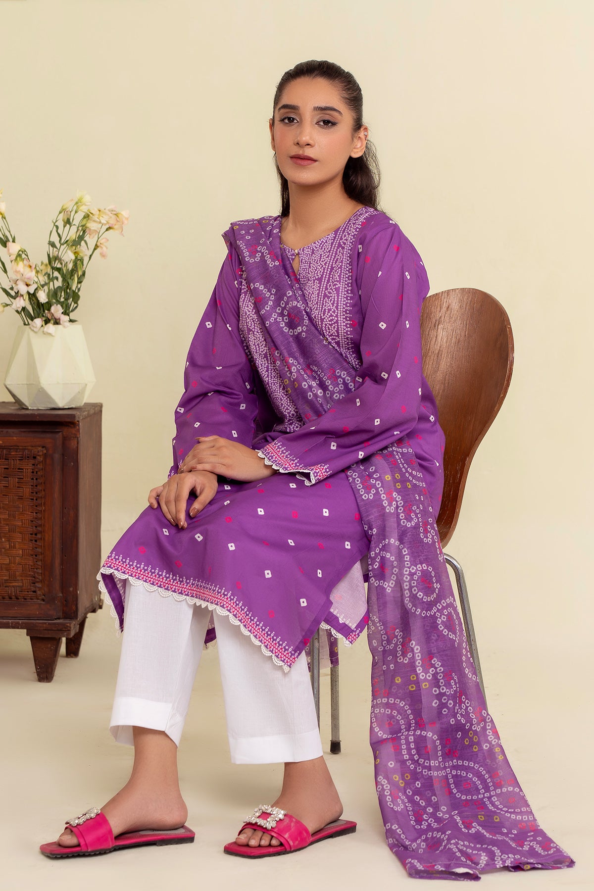 Digital Printed Lawn 3Piece (Pret)