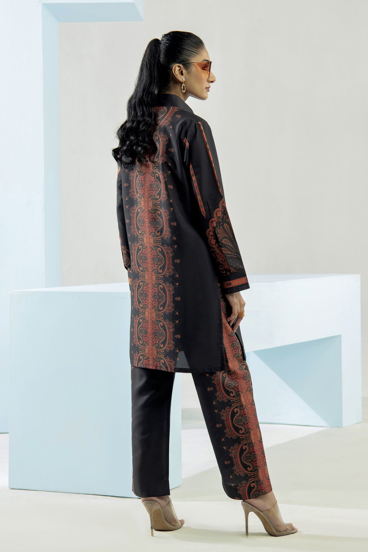 Printed Crepe Co-ord Set