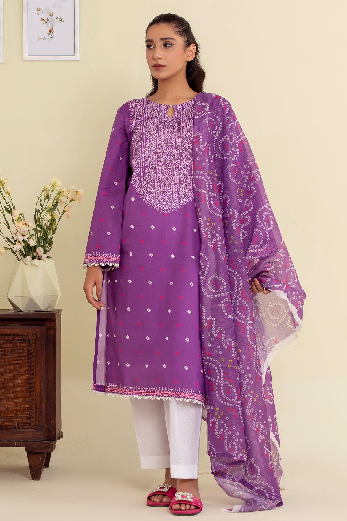 Digital Printed Lawn 3Piece (Pret)