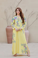 Printed Kaftan Dress