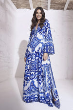 Printed Kaftan Dress