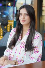 Printed Cotton Silk Maxi