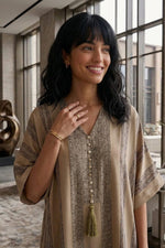 Printed Kaftan Dress