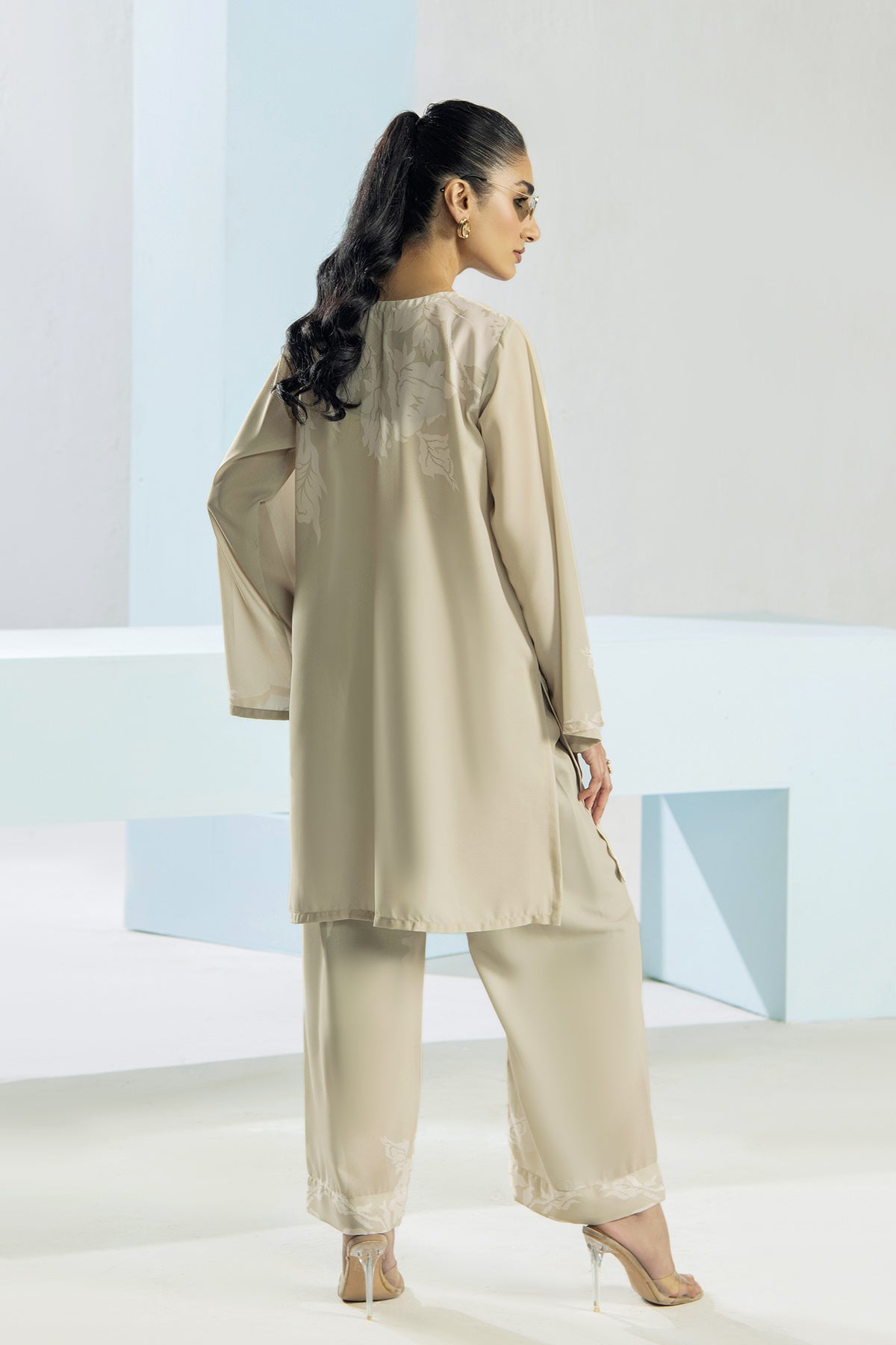 Printed Crepe Co-ord Set