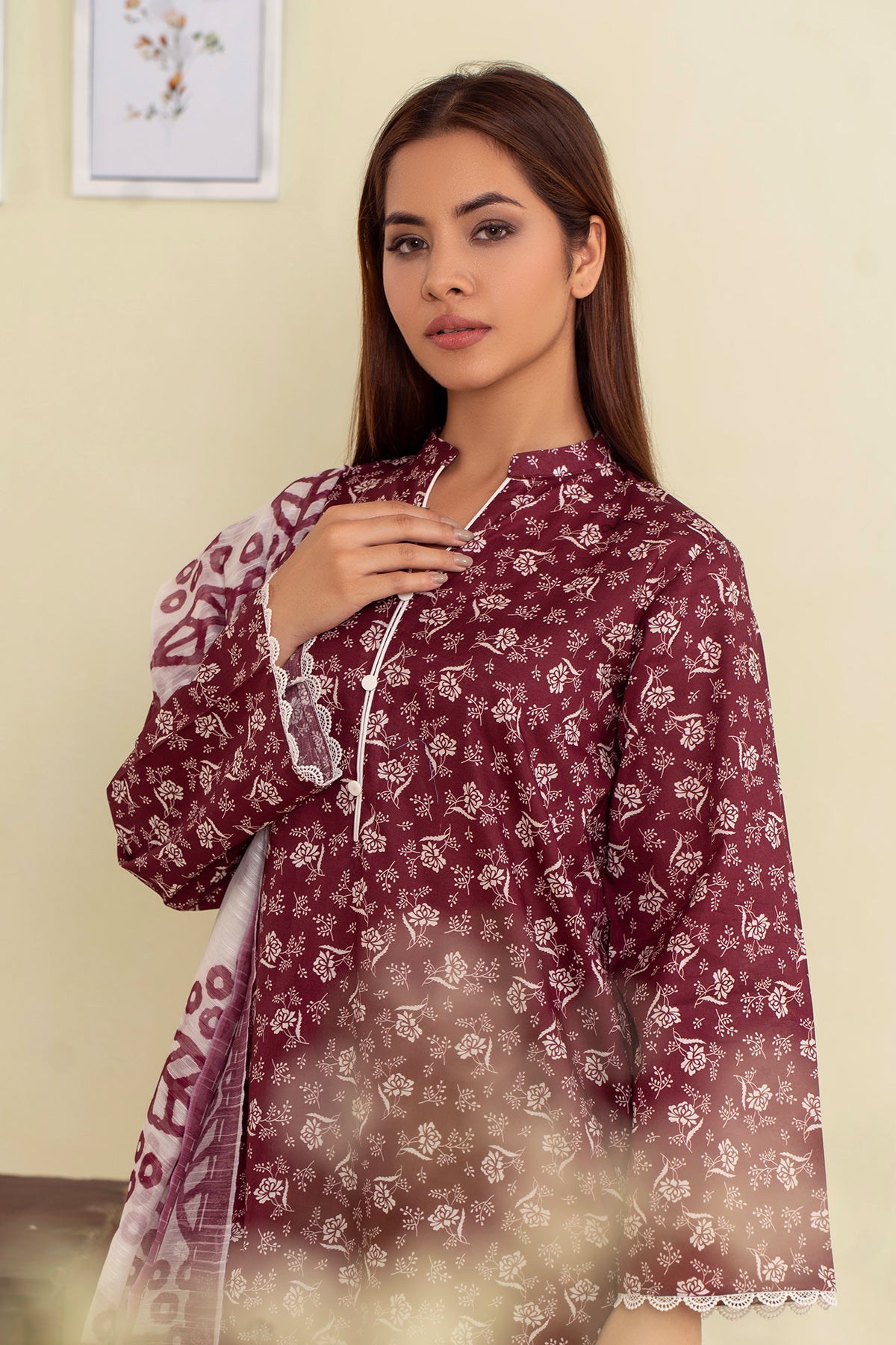 Digital Printed Lawn 3Piece (Pret)