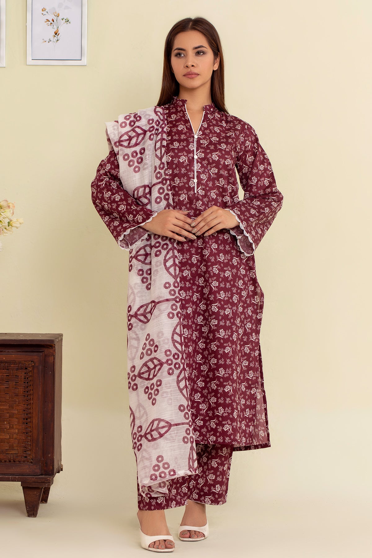 Digital Printed Lawn 3Piece (Pret)