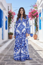 Printed Kaftan Dress