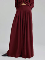 Maroon Crepe Dress