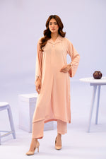 Peach Colar Dress