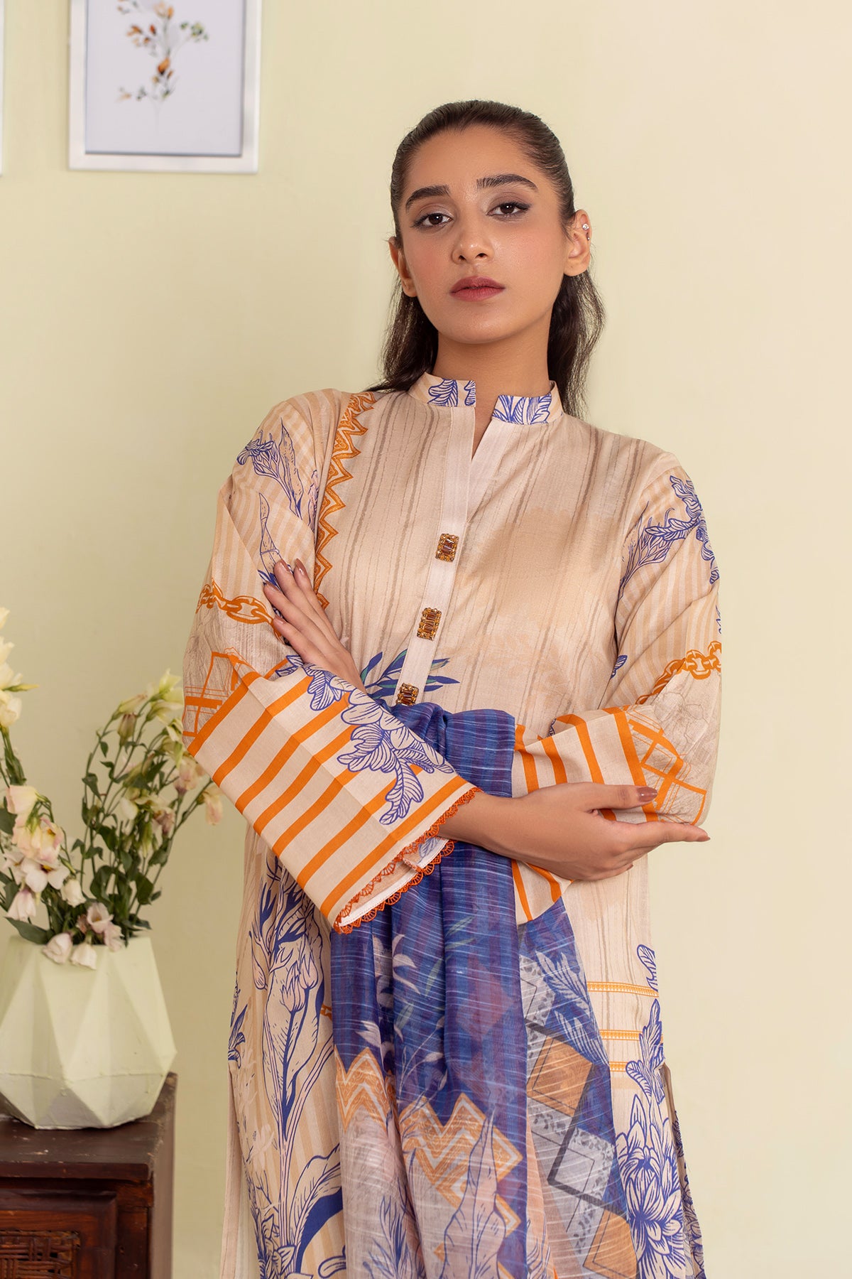 Digital Printed Lawn 3Piece (Pret)