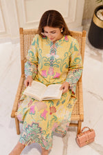 Printed Kaftan Dress