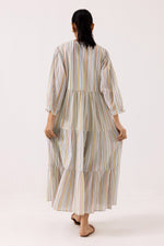 Printed Cotton Silk Maxi