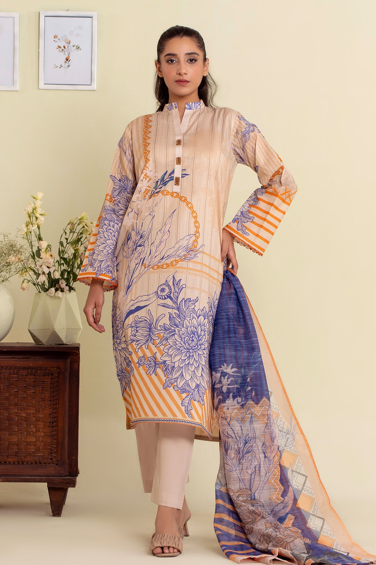 Digital Printed Lawn 3Piece (Pret)