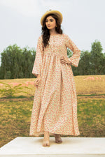 Printed Cotton Silk Maxi