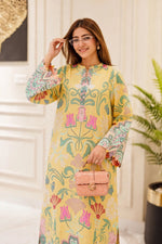Printed Kaftan Dress
