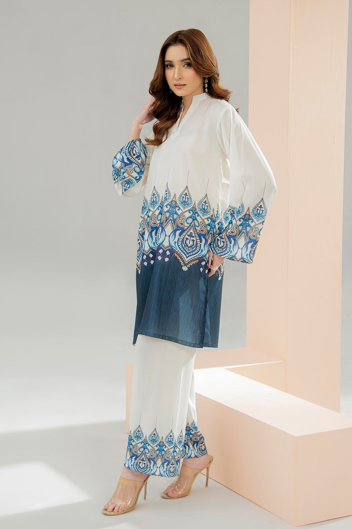 Printed Crepe Co-ord Set