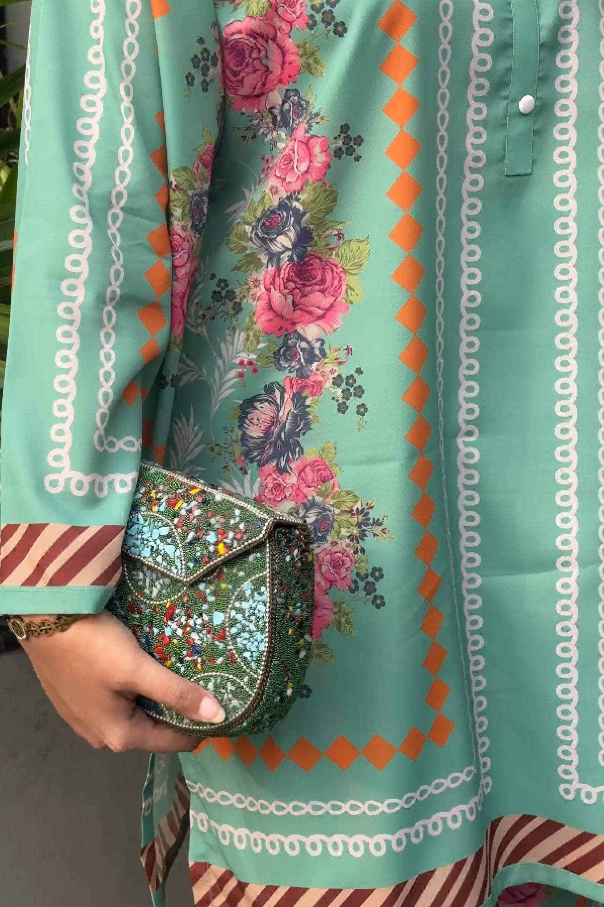 Printed Crepe Co-ord Set