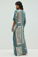 Printed Kaftan Dress