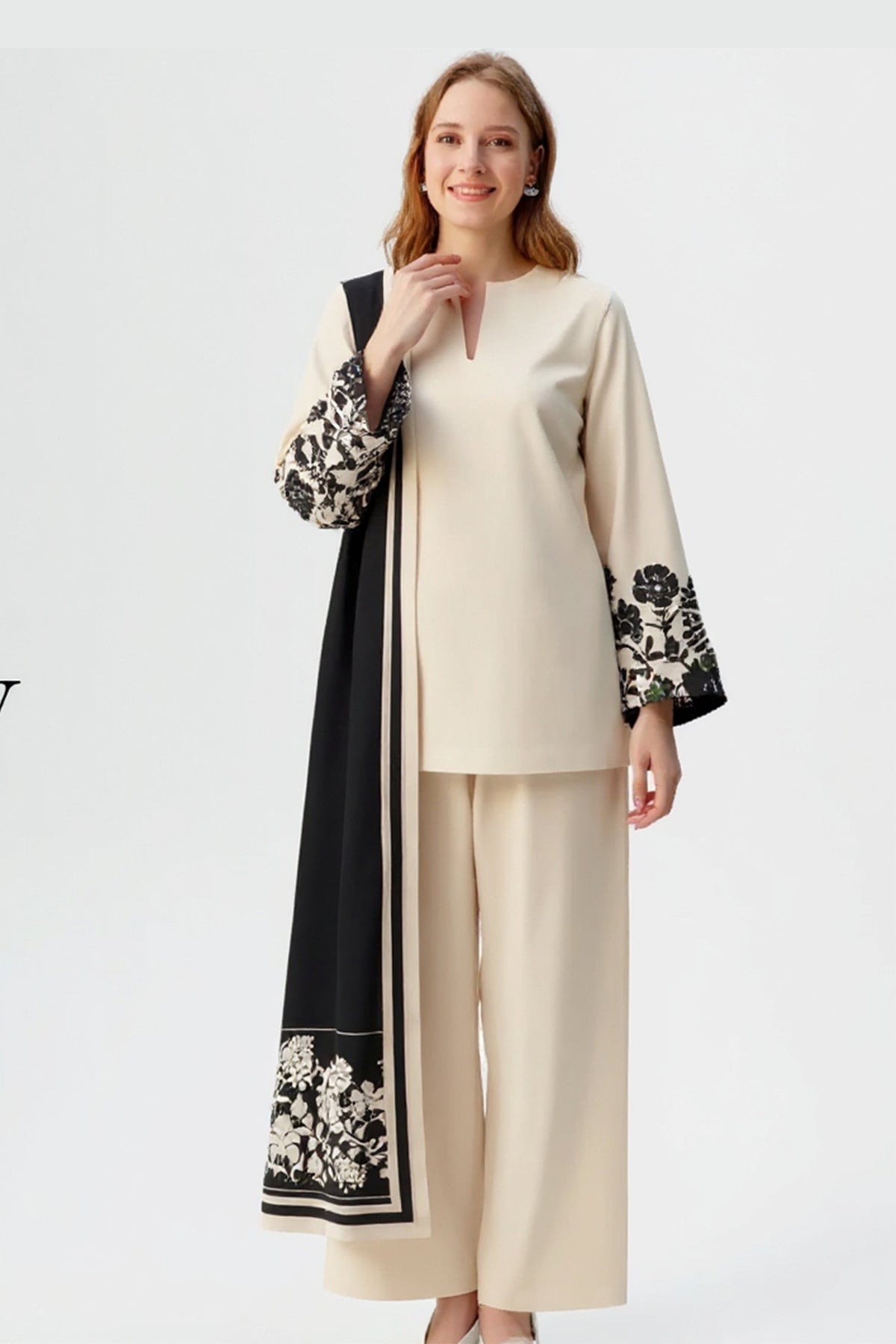 3 Piece Khaddar Suit-Printed