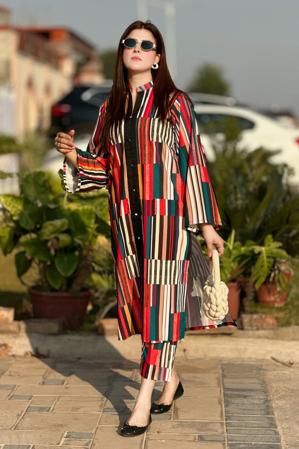 Multi Color Stylish Dress