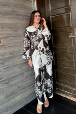 Printed Crepe Co-ord Set