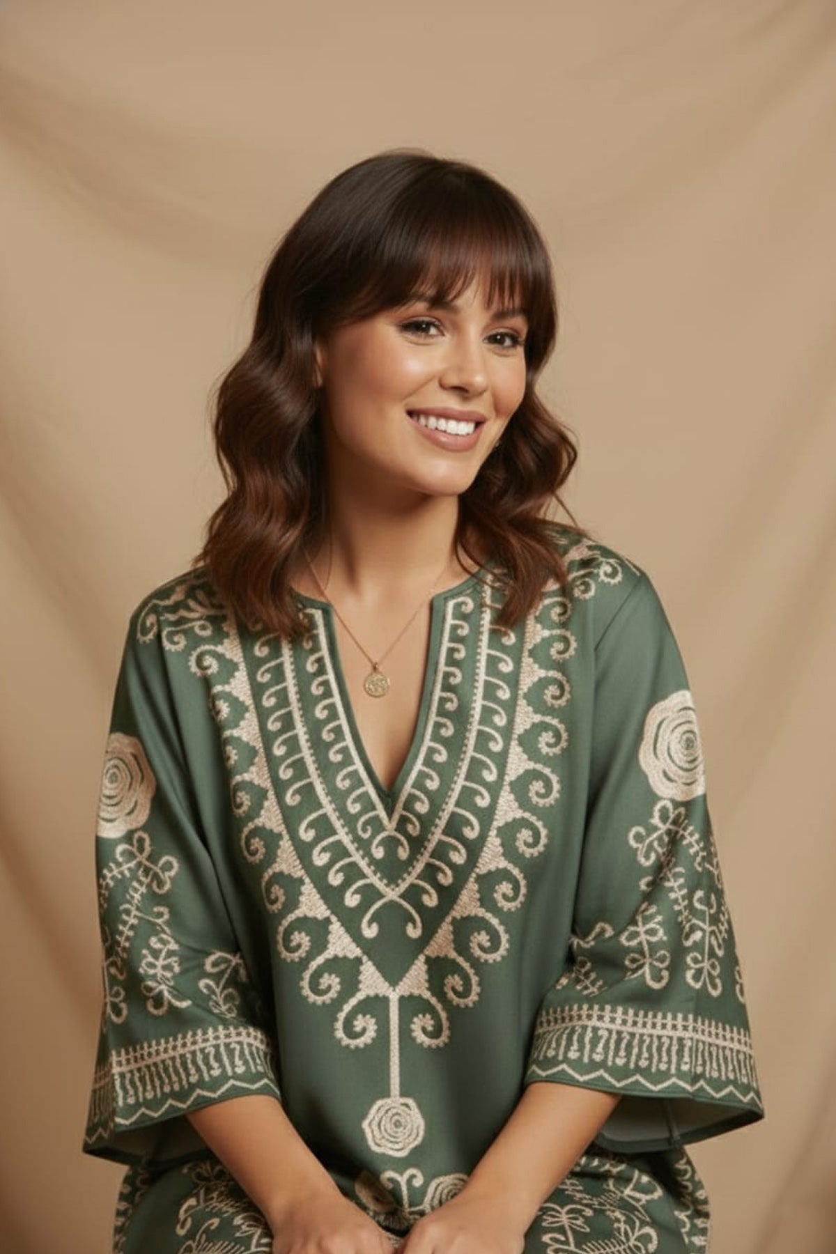 Kopar Kaftan Dress
