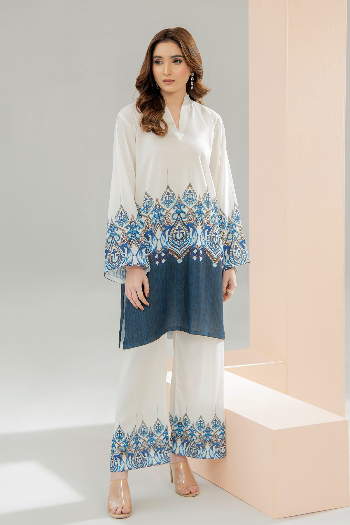 Printed Crepe Co-ord Set