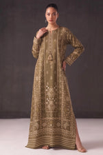 Printed Wool Kaftan