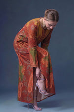 Printed Wool Kaftan