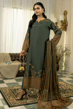 3 Piece Khaddar Suit-Printed