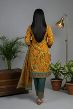 3 Piece Khaddar Suit-Printed