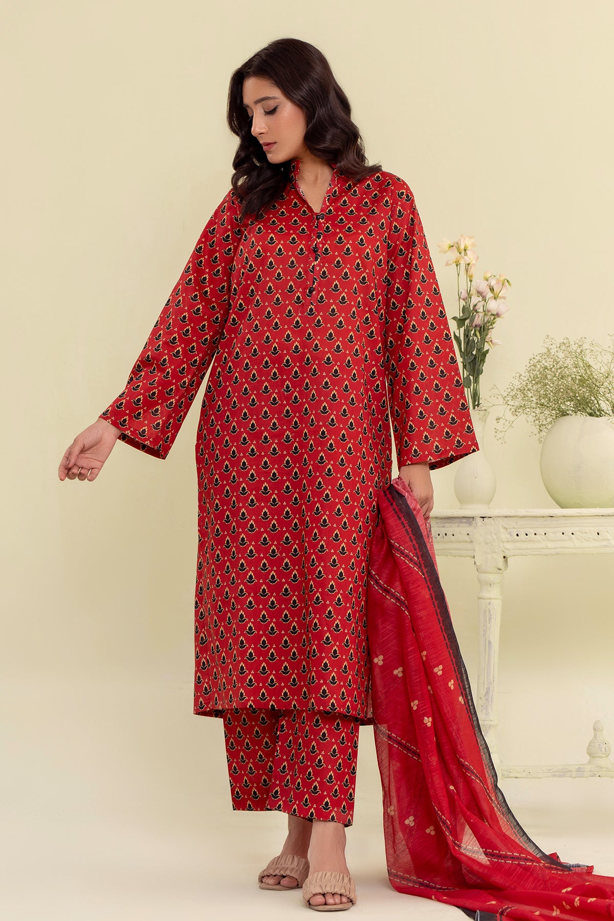 Digital Printed Lawn 3Piece (Pret)