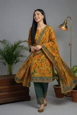 3 Piece Khaddar Suit-Printed