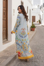 Printed Kaftan Dress