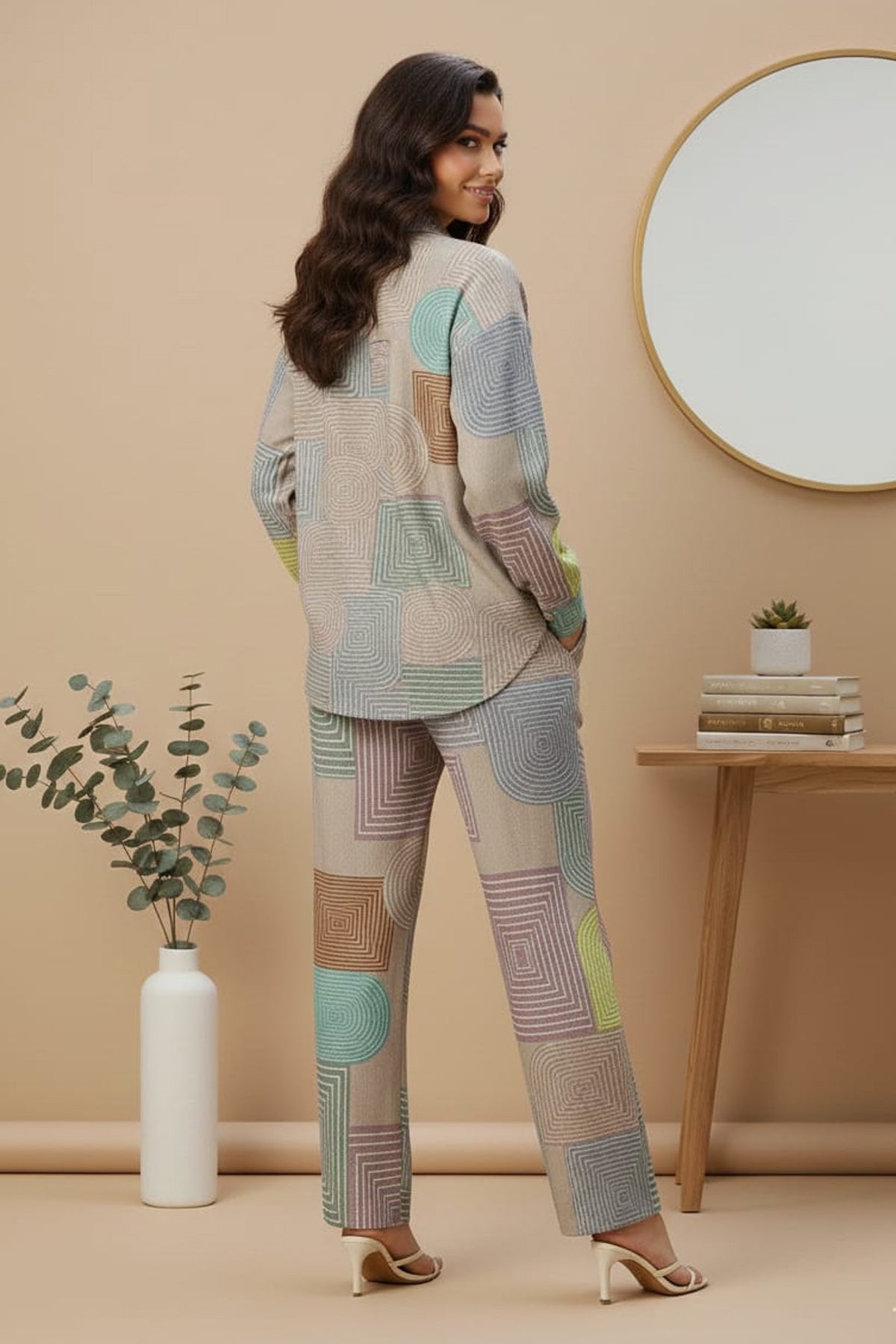 Printed Crepe Co-ord Set