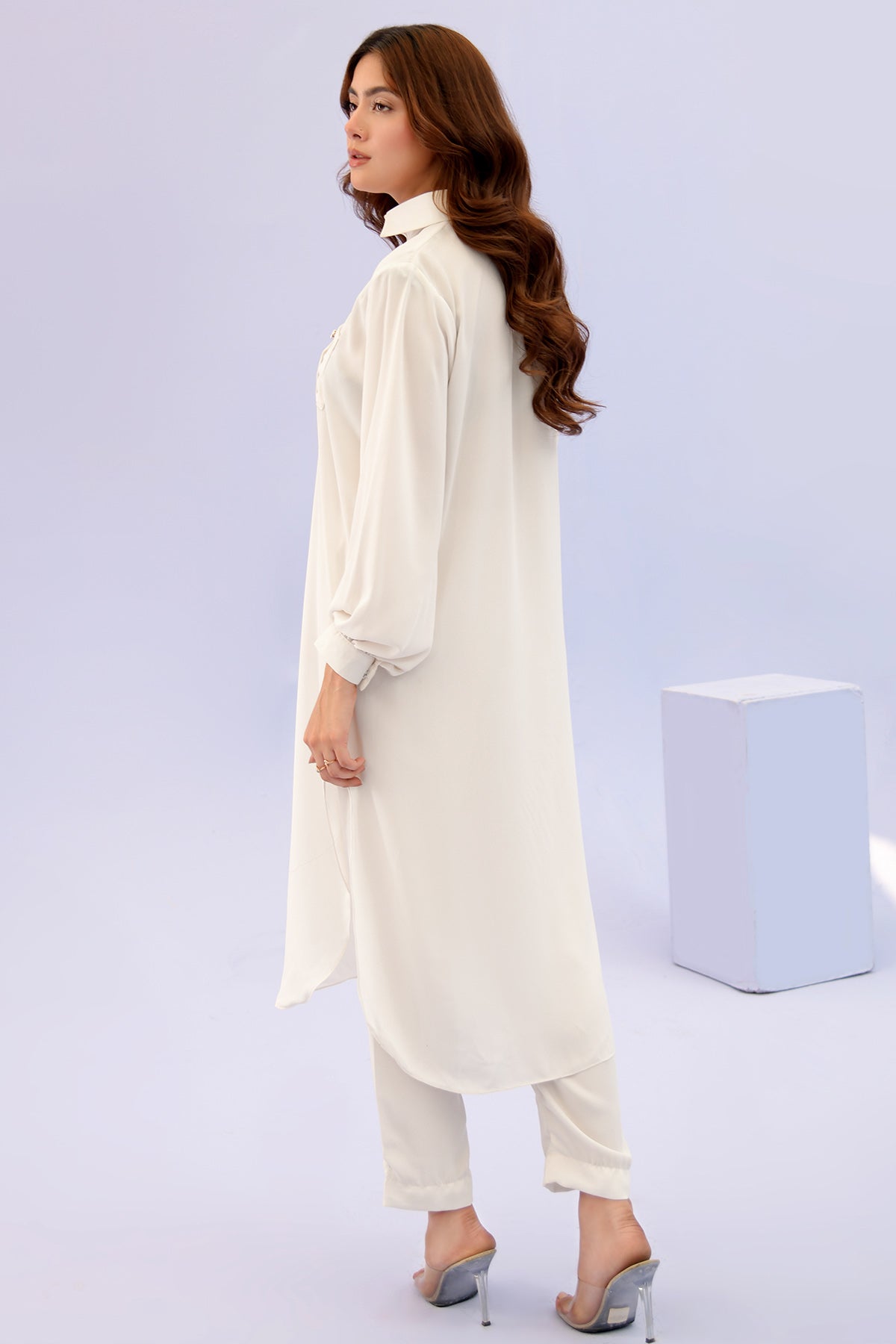 White Colar Dress