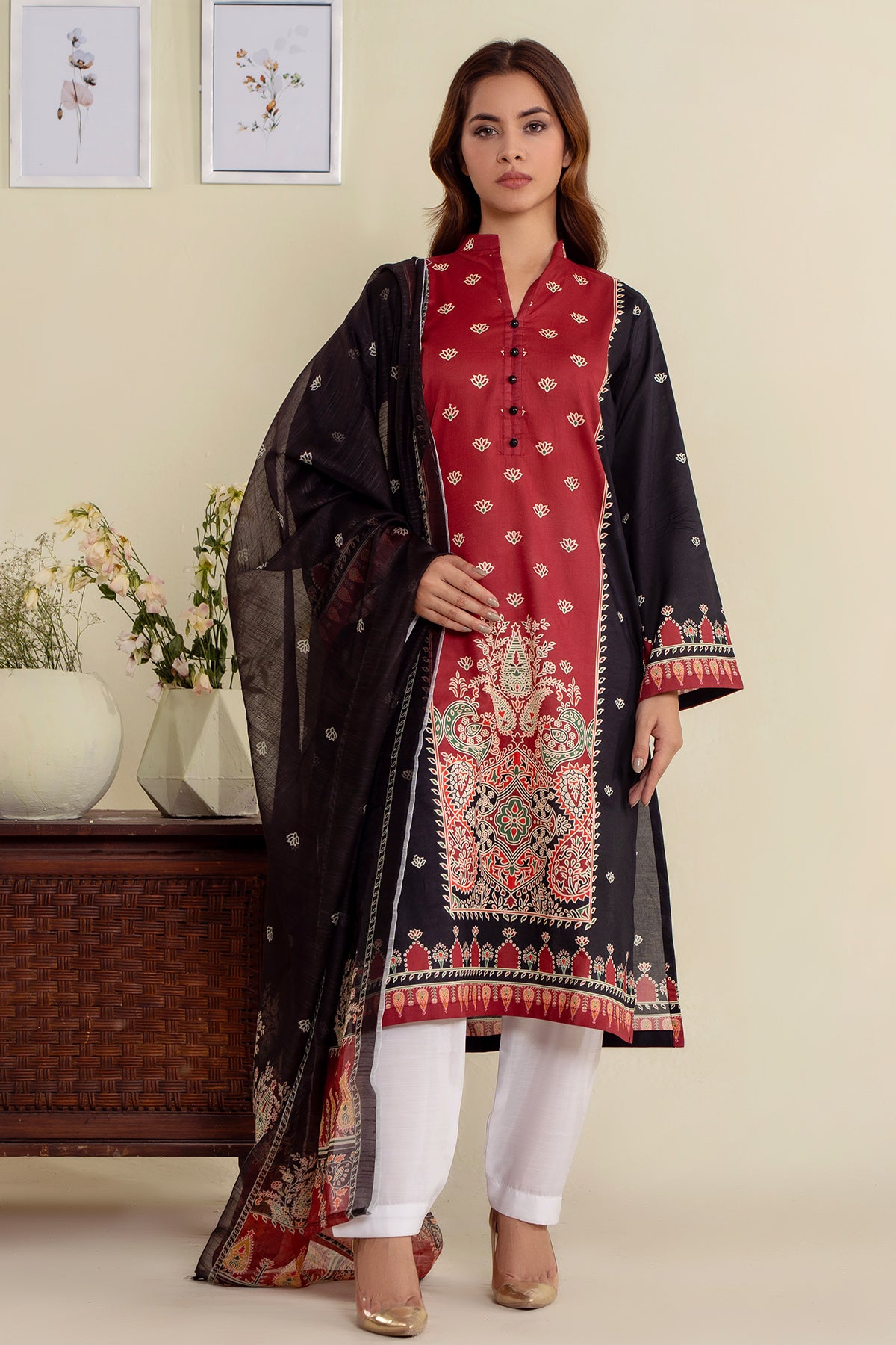 Digital Printed Lawn 3Piece (Pret)