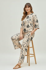 Printed Crepe Co-ord Set