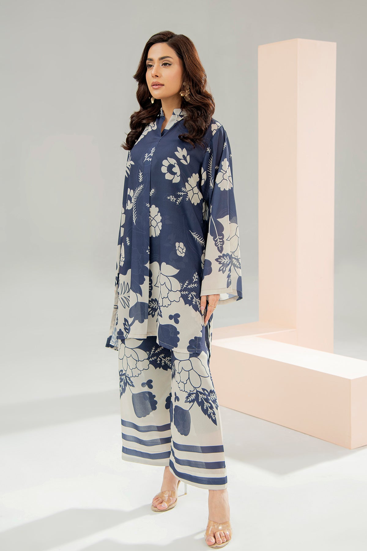 Printed Crepe Co-ord Set