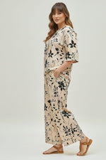 Printed Crepe Co-ord Set