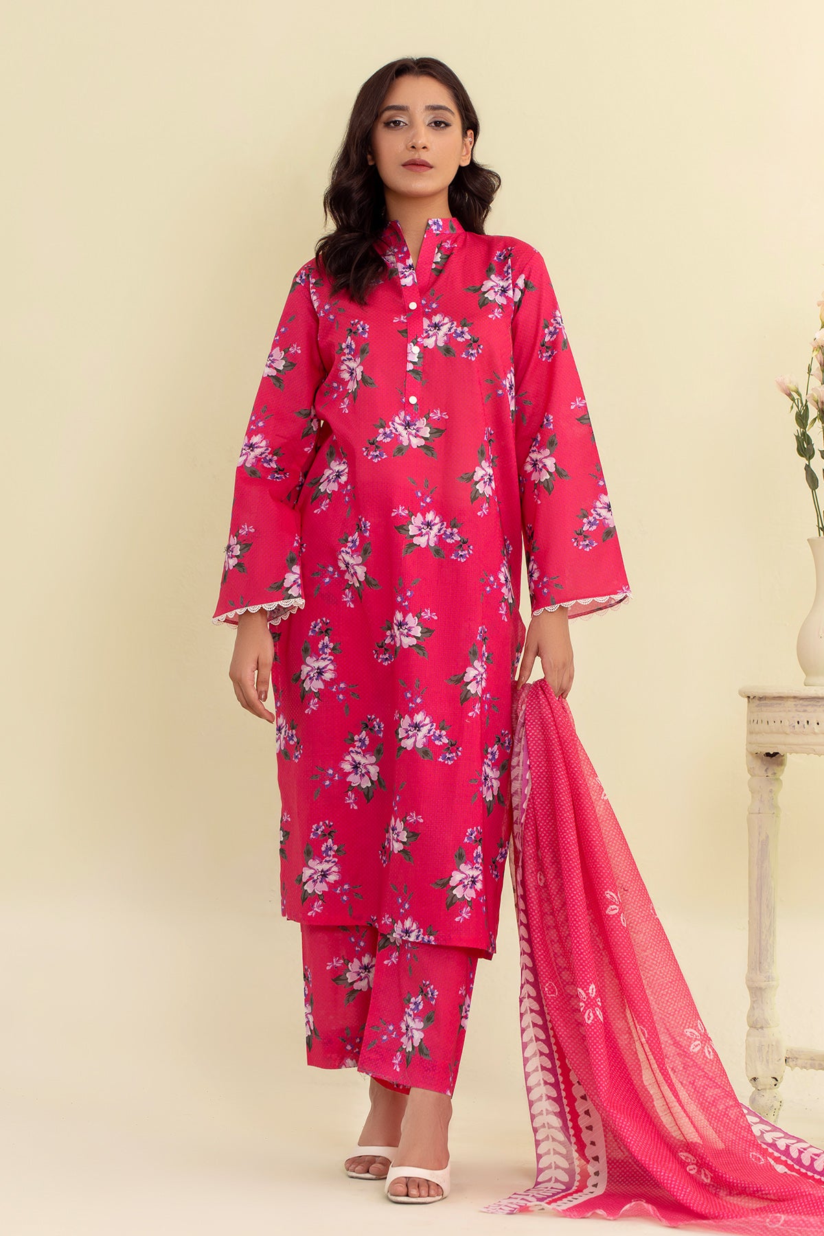 Digital Printed Lawn 3Piece (Pret)