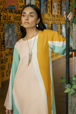 Multi Color Crepe Dress