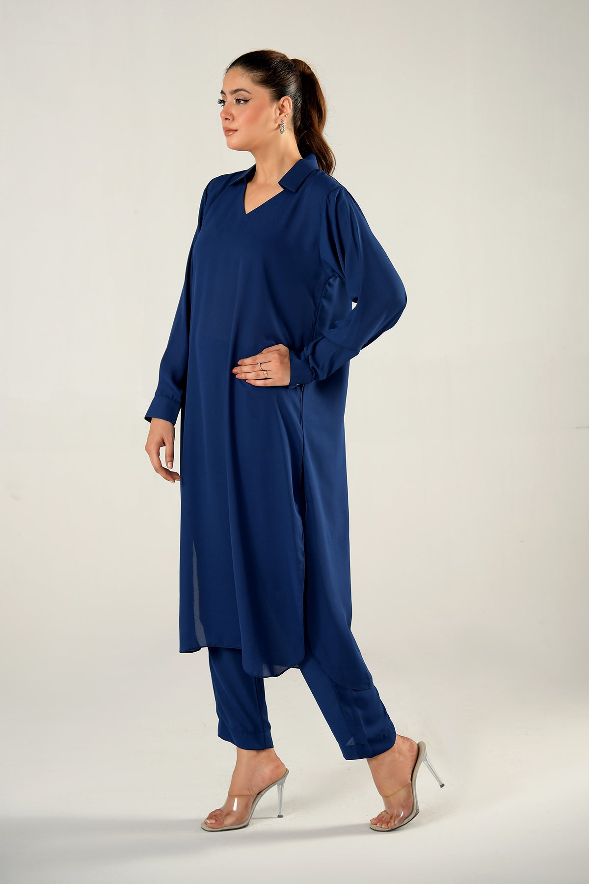Navy Colar Dress