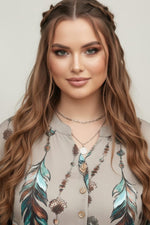 Printed Crepe Co-ord Set