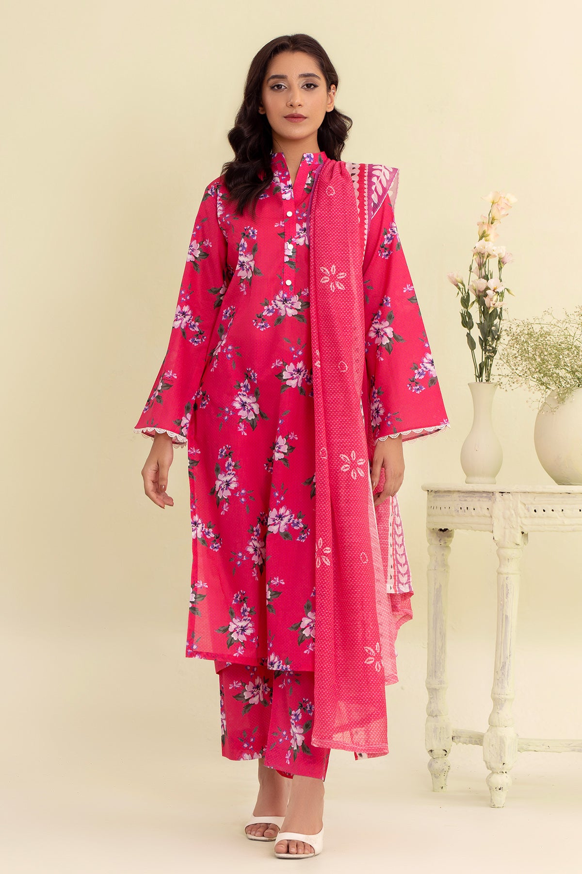 Digital Printed Lawn 3Piece (Pret)